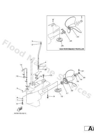 Diagram for LOWER CASING. DRIVE 3