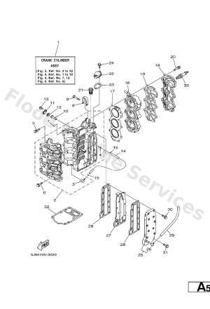 Diagram for CYLINDER. CRANKCASE