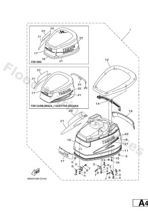 Diagram for TOP COWLING