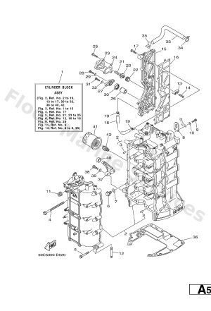 Diagram for CYLINDER & CRANKCASE 1