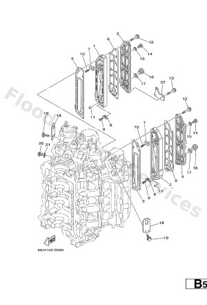 Diagram for CYLINDER & CRANKCASE 3