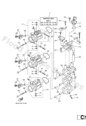 Diagram for THROTTLE BODY ASSY 2