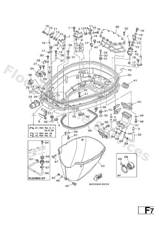 Diagram for BOTTOM COWLING