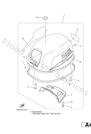 Diagram for TOP COWLING