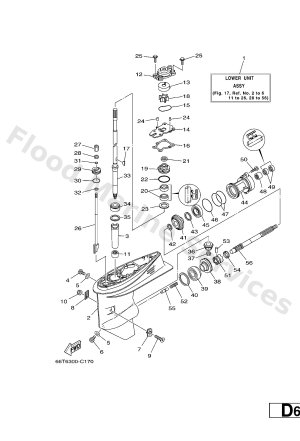Diagram for LOWER CASING & DRIVE 1