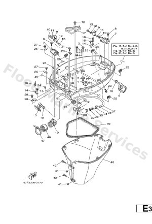 Diagram for BOTTOM COWLING