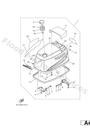 Diagram for TOP COWLING