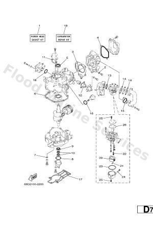 Diagram for REPAIR KIT 1