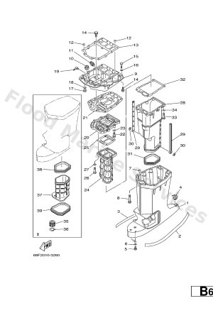 Diagram for UPPER CASING