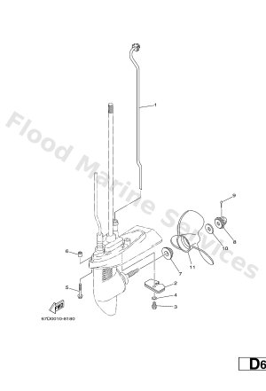Diagram for LOWER CASING & DRIVE 2