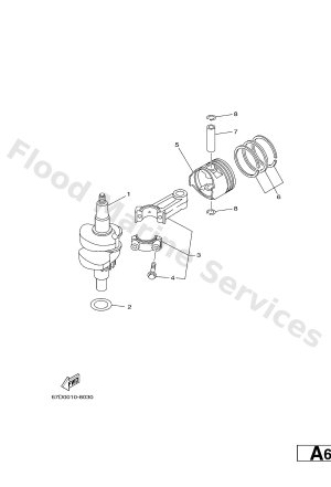 Diagram for CRANKSHAFT & PISTON