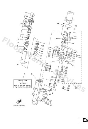 Diagram for POWER TRIM & TILT ASSY 1