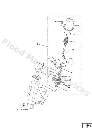 Diagram for POWER TRIM & TILT ASSY 2
