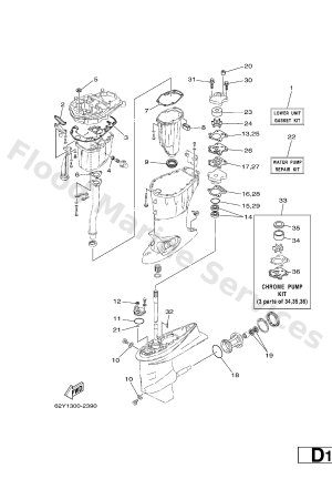 Diagram for REPAIR KIT 4