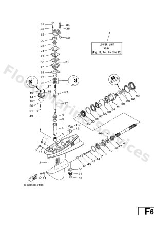 Diagram for LOWER CASING & DRIVE 3