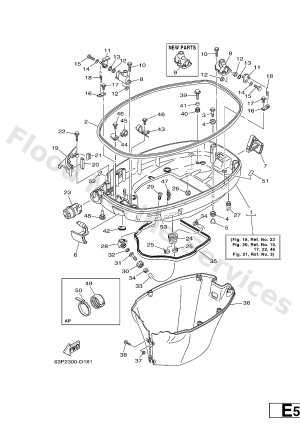 Diagram for BOTTOM COWLING