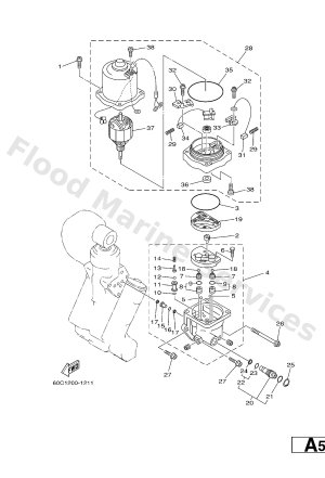 Diagram for POWER TRIM & TILT ASSY 2