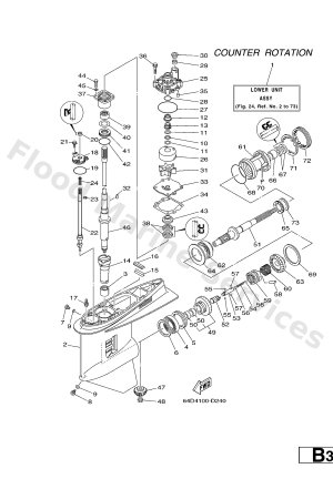 Diagram for LOWER CASING & DRIVE 3