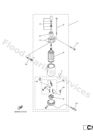 Diagram for STARTING MOTOR