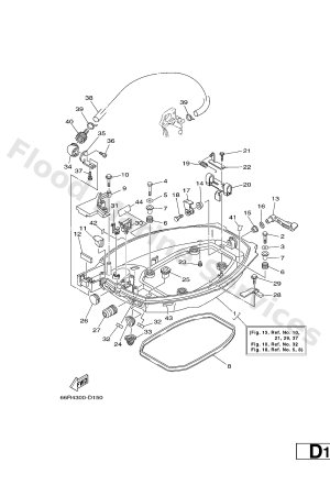 Diagram for BOTTOM COWLING