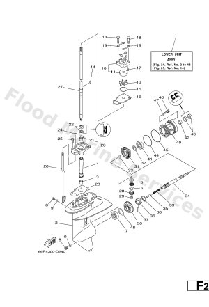 Diagram for LOWER CASING & DRIVE 1