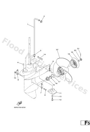 Diagram for LOWER CASING & DRIVE 2