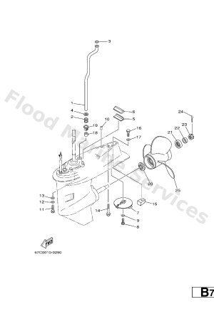 Diagram for LOWER CASING & DRIVE 2