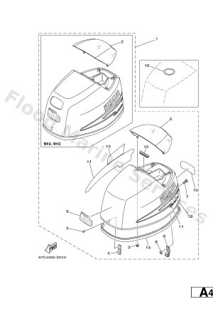 Diagram for TOP COWLING