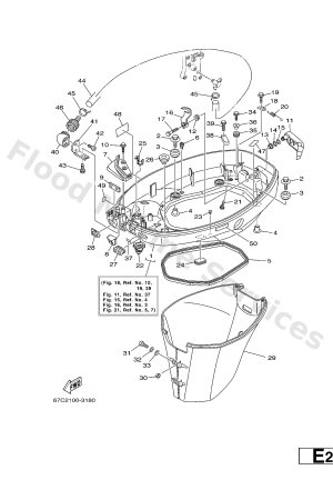 Diagram for BOTTOM COWLING