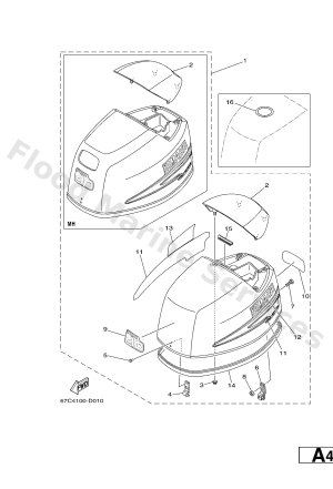 Diagram for TOP COWLING