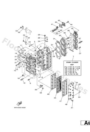 Diagram for CYLINDER & CRANKCASE