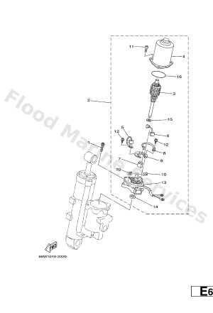 Diagram for POWER TRIM & TILT ASSY 2