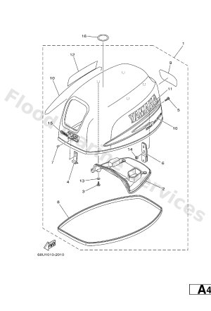 Diagram for TOP COWLING