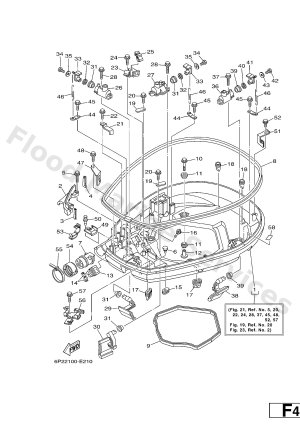 Diagram for BOTTOM COWLING 1