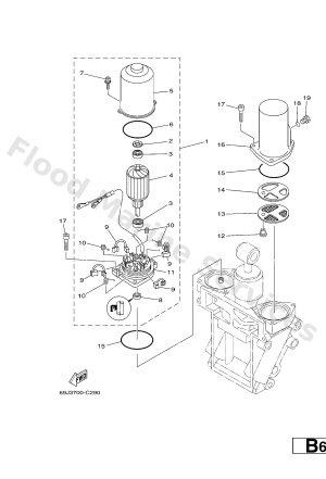 Diagram for POWER TRIM & TILT ASSY 2