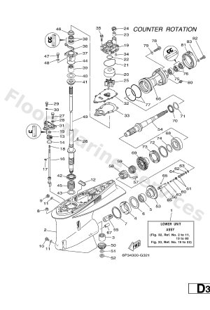Diagram for LOWER CASING & DRIVE 3