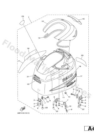 Diagram for TOP COWLING