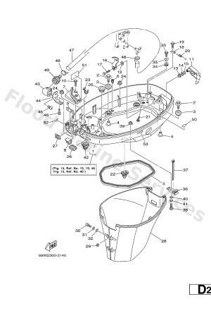 Diagram for BOTTOM COWLING