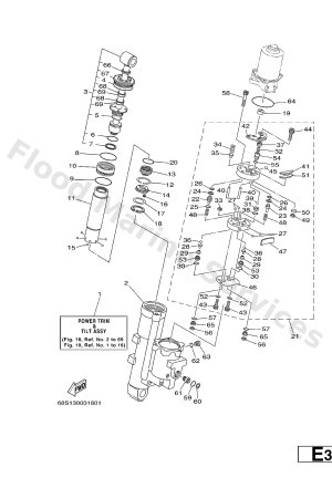 Diagram for POWER TRIM & TILT ASSY 1