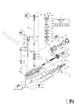 Diagram for LOWER CASING & DRIVE 1