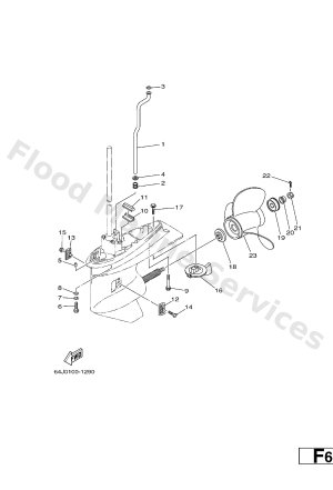 Diagram for LOWER CASING & DRIVE 2