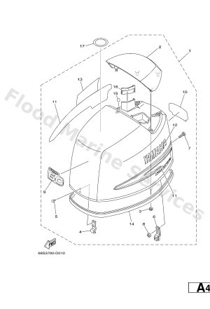 Diagram for TOP COWLING