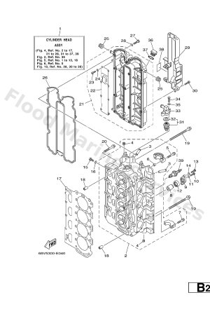 Diagram for CYLINDER & CRANKCASE 2