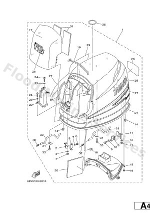 Diagram for TOP COWLING