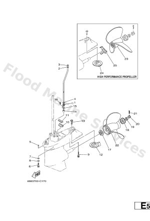 Diagram for LOWER CASING & DRIVE 2