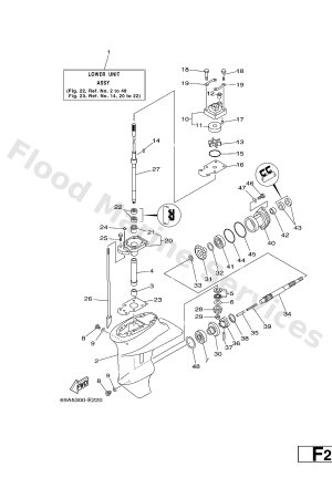 Diagram for LOWER CASING & DRIVE 1
