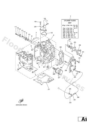 Diagram for CYLINDER & CRANKCASE 1