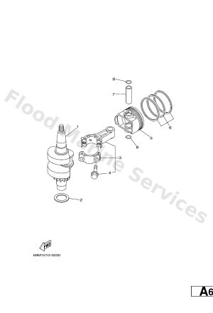 Diagram for CRANKSHAFT & PISTON