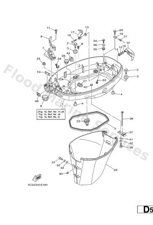 Diagram for BOTTOM COWLING 1
