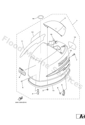 Diagram for TOP COWLING